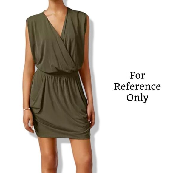 RACHEL RACHEL ROY 24-Hour Sleeveless Draped Dress, Black, Size M - Picture 2 of 9